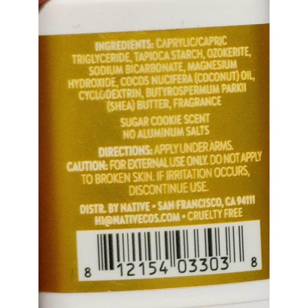 Native Limited Edition Sugar Cookie Mini Deodorant set of 6